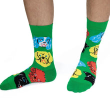 Load image into Gallery viewer, Men’s Crew Sock - Dogs