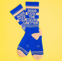 Load image into Gallery viewer, Gym Socks - Dogs Make The World Better