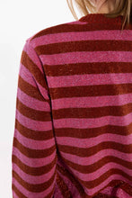 Load image into Gallery viewer, Danesaga Glitter Cardigan - Chili/Cherry