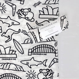 Australian Icon Muslin Swaddle