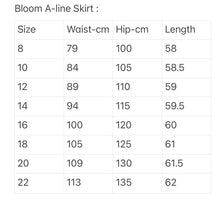 Load image into Gallery viewer, Bloom, A-line skirt - Hunter