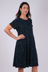 Mae Dress - Bauhaus Teal