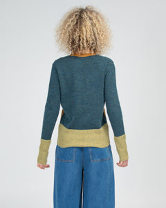 Poet Cardigan - Steel Blue