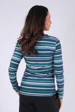 Load image into Gallery viewer, L/S Stripe Tee - Blue