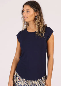 Shell T-shirt - Navy