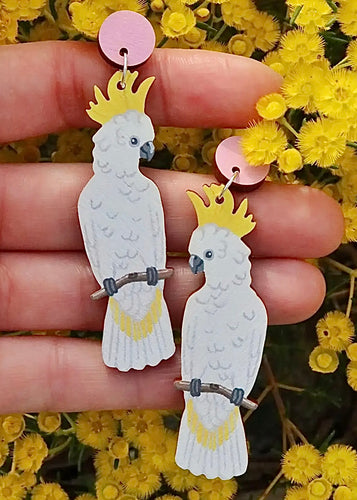 Cockatoo Earrings