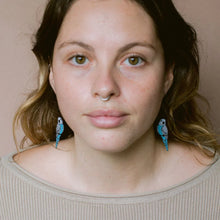 Load image into Gallery viewer, Budgie Dangles - Blue/Wh