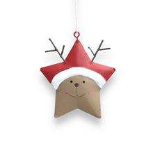 Load image into Gallery viewer, Metal Character Star - Christmas Decoration