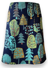Load image into Gallery viewer, A-line skirt - Trees