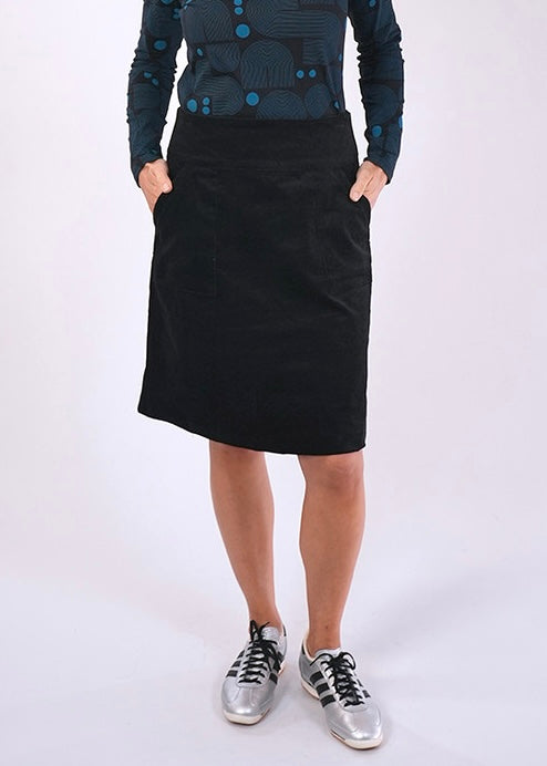 Amy Cord Skirt - Blk