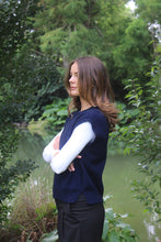 Load image into Gallery viewer, Serene Knit Vest - Midnight Blue