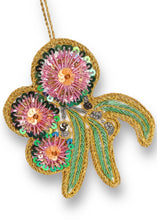 Load image into Gallery viewer, Gumnut Flower - Sequined Hanging Decoration