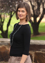 Load image into Gallery viewer, Boat Neck Top - Black