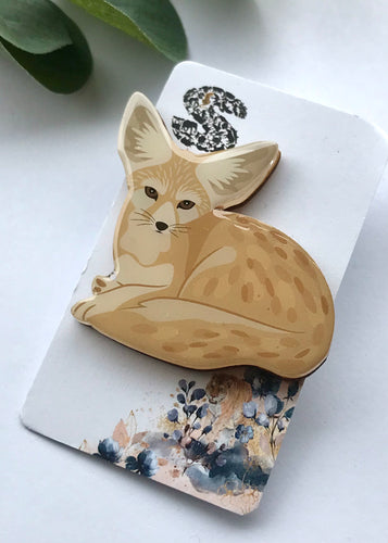 Fennec Fox Brooch