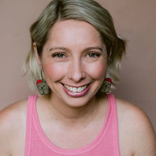 Load image into Gallery viewer, Christmas Wombat Earrings