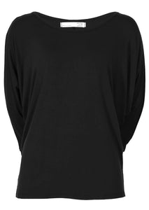 Batwing Top - Black