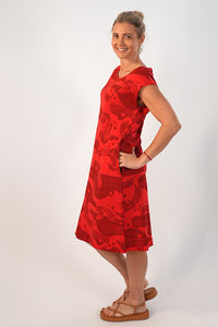 Bobby Dress - Birdy, Red