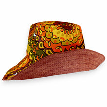 Load image into Gallery viewer, Summer Hat - Vintage Orange Paisley