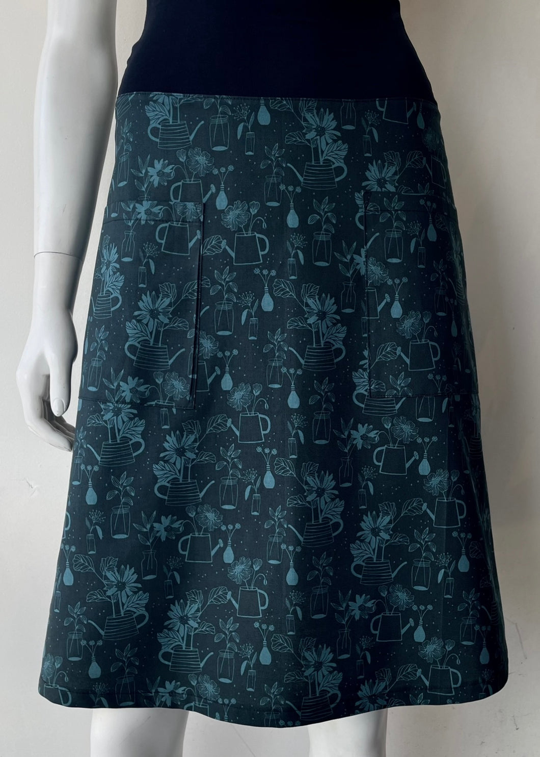 Flare Skirt - Watercan/Teal