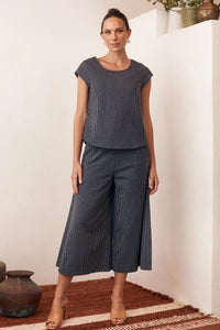 Remi Top - Dark Stripe - Size 18