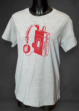 Load image into Gallery viewer, Ladies tee - Walkman/Grey