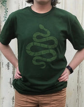 Load image into Gallery viewer, Mens Snake Tee - Forest Green
