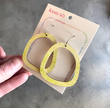 Load image into Gallery viewer, Big Circle, Hand Painted Hoops