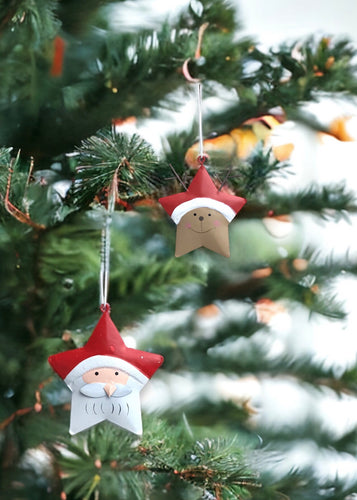 Metal Character Star - Christmas Decoration