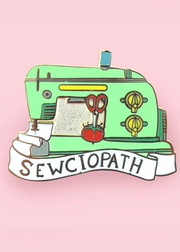 Enamel Badge - Sewciopath