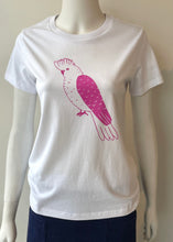 Load image into Gallery viewer, Ladies tee - Galah/White