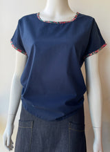 Load image into Gallery viewer, Boxy top, Liberty Trim