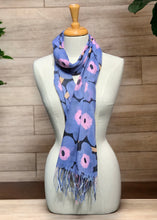 Load image into Gallery viewer, Summer Scarf - Poppy/Lavender