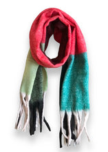 Load image into Gallery viewer, Winter Scarf - Big Check/Red