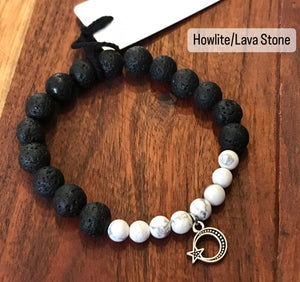 Gem Stone, Beaded Bracelet