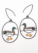 Load image into Gallery viewer, Mallard Duck Earrings