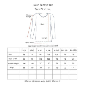 Long Sleeve Tee - Blk/Wh Stripe