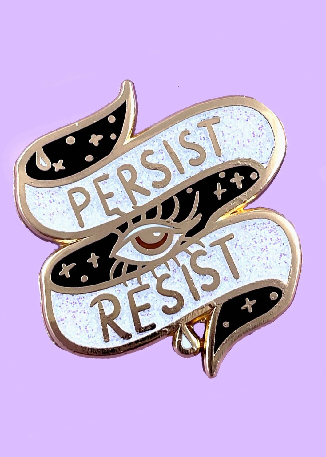 Enamel Badge - Persist Resist