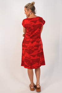 Bobby Dress - Birdy, Red