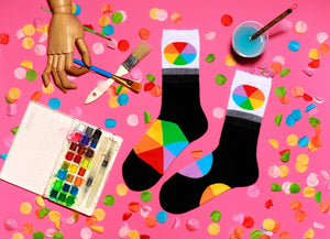 Men’s Crew Sock - Colour Wheel