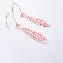 Load image into Gallery viewer, Fishy Dangles - Rose Gold/Pink