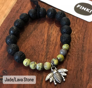Gem Stone, Beaded Bracelet