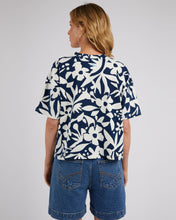 Load image into Gallery viewer, Stencil Floral Tee - Navy