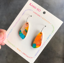 Load image into Gallery viewer, Petal Painted Earrings