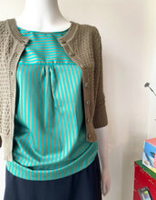 Load image into Gallery viewer, Smock Top - Peppermint Stripe