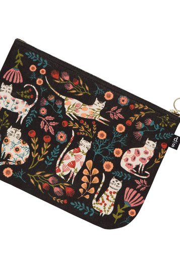Catbloom Large Zipper Pouch
