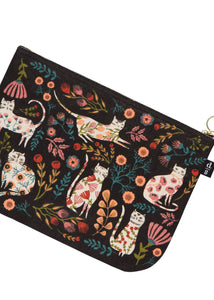 Catbloom Large Zipper Pouch