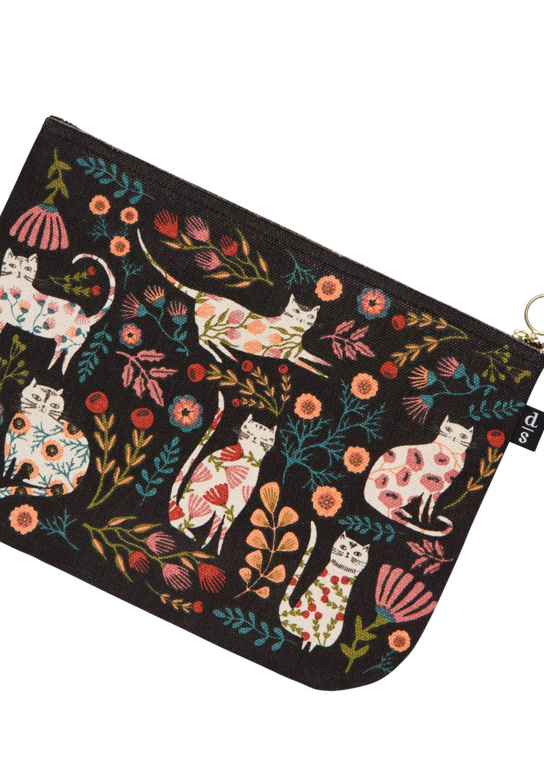 Catbloom Large Zipper Pouch