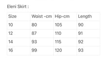 Load image into Gallery viewer, Eleni Skirt - Blk