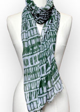 Load image into Gallery viewer, Summer Scarf - Dash/Olive
