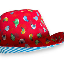 Load image into Gallery viewer, Summer Hat - Birdy Red